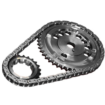 Rollmaster LS3/L99 SINGLE BOLT Single-Roller Adjustable Timing Set - 4X Cam Gear