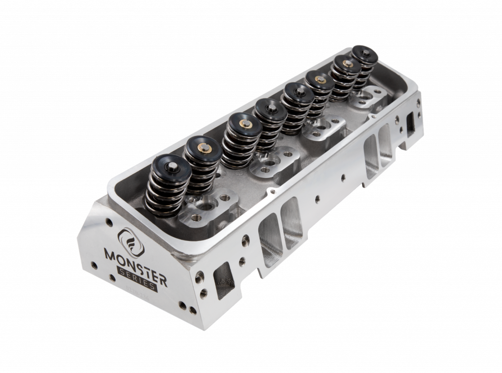 M23 223cc SBC Angled-Plug Cylinder Head – Bare + Valves (SET)