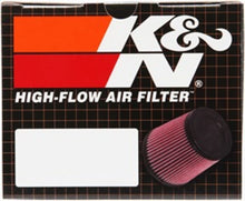 Load image into Gallery viewer, K&N 3.75 Inch OD 2.438 Inch ID 2 Inch Angled Flange 5 Inch H 3 Inch Top OD Round Tapered Univ