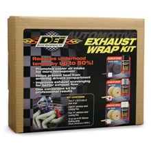 Load image into Gallery viewer, DEI Exhaust Wrap Kit - Tan Wrap & Aluminum HT Silicone Coating (Aerosol)