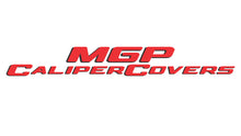 Load image into Gallery viewer, MGP 4 Caliper Covers Engraved Front & Rear Block/Challenger Red finish silver ch