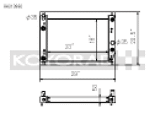 Load image into Gallery viewer, Koyo 05-13 Chevrolet Corvette C6 Racing Radiator