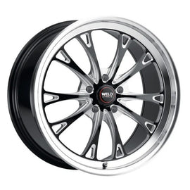 Weld Belmont Beadlock 17x10 / 5x114.3 BP / ET49 BS7.42 Gloss Black MIL DIA 78.1