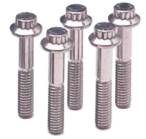ARP 7/16in - 14 X 1.500 1/2in 12pt SS Bolts (5/pkg)