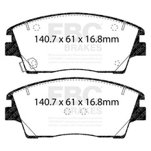 Load image into Gallery viewer, EBC 2017+ Hyundai Elantra 1.6L Turbo Yellowstuff Front Brake Pads