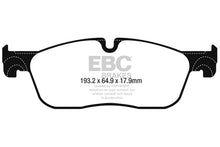 Load image into Gallery viewer, EBC 2016+ Jaguar F-Pace 2.0L TD (180) Redstuff Front Brake Pads