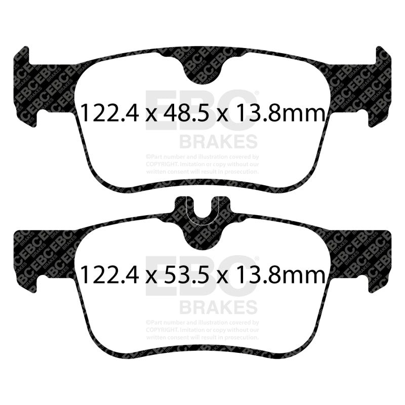 EBC 17-21 Honda Civic Type-R 2.0T Bluestuff Rear Brake Pads