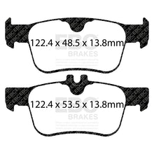 Load image into Gallery viewer, EBC 2017+ Honda Civic Turbo Type-R 2.0L Yellowstuff Rear Brake Pads