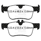 EBC 17-21 Honda Civic Hatchback Greenstuff Rear Brake Pads