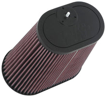 Load image into Gallery viewer, K&amp;N Universal Clamp-On Air Filter 3-1/8in Dual FLG  8-7/8in X 5-3/16 B 6-1/4in X 4IN T, 9inH W/STUD