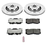 Power Stop 15-19 Ford Mustang Front Z26 Street Warrior Brake Kit