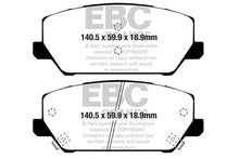 Load image into Gallery viewer, EBC 2019+ Hyundai Veloster N (2nd Gen) 2.0L Turbo Yellowstuff Front Brake Pads