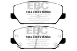 EBC 2019+ Hyundai Veloster N (2nd Gen) 2.0L Turbo Yellowstuff Front Brake Pads