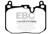Load image into Gallery viewer, EBC 2015+ Mini Cooper John Cooper Works Yellowstuff Front Brake Pads