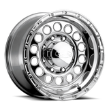 Raceline 887 Rock Crusher 15x8in / 5x114.3 BP / -32mm Offset / 83.82mm Bore - Polished Wheel