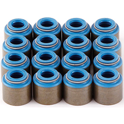 Precision Race Components Viton Valve Seals-150-VS804V - For Larger or Ribbed Aftermarket Valve Guides- Set of 16