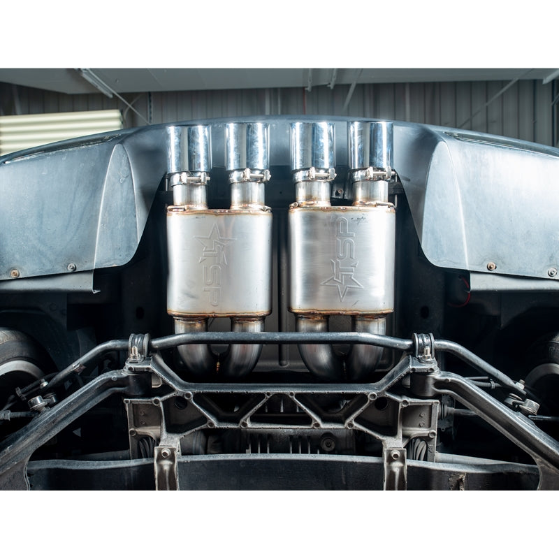 TSP C6 Corvette Long Tube Headers and Non Valved Catback