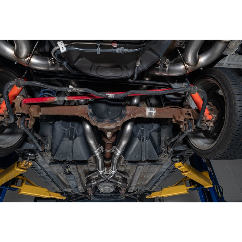 TSP S197 11-14 Mustang GT Full Header Back Catted System - Valved