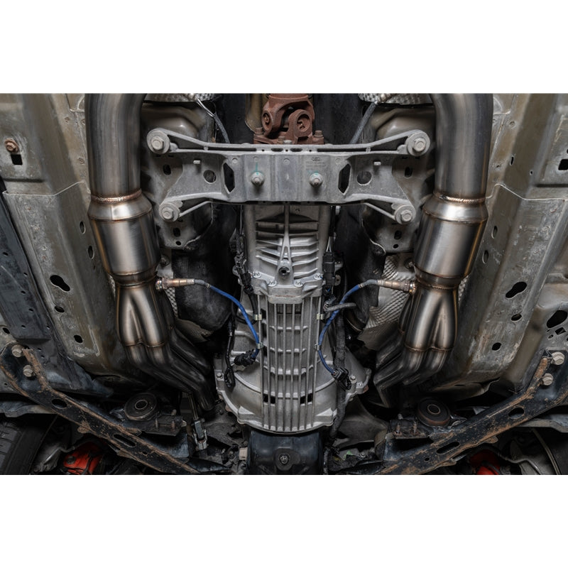 TSP S197 11-14 Mustang GT Full Header Back Catted System - Non Valved