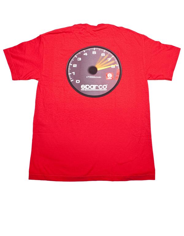 Sparco T-Shirt Tach Blk Med