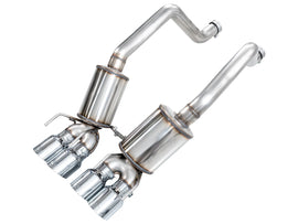 AWE Tuning C6 Chevrolet Corvette Z06/ZR1 Touring Edition Axle-back Exhaust w/ Chrome Silver Tips