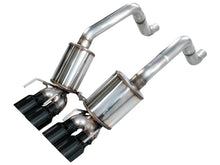 Load image into Gallery viewer, AWE Tuning 05-07 C6 Chevrolet Corvette 6.0L Touring Edition Axle-Back Exhaust w/ Diamond Black Tips