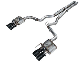 AWE 18-23 S550 Mustang GT SwitchPath Exhaust - Diamond Black Tips