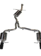 Load image into Gallery viewer, AWE Tuning Audi B8 A4 Touring Edition Exhaust - Quad Tip Diamond Black Tips - Does not fit Cabriolet