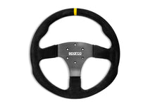 Load image into Gallery viewer, Sparco Steering Wheel R330B Suede w/ Button