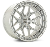 Vossen HFX-6 22x9.5 - 6x139.7 - ET20 - Deep - 106.1 - Silver Polished Wheel