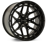 Vossen HFX-6 20x10 - 6x139.7 - ET-18 - Super Deep - 106.1 - Gloss Black Wheel