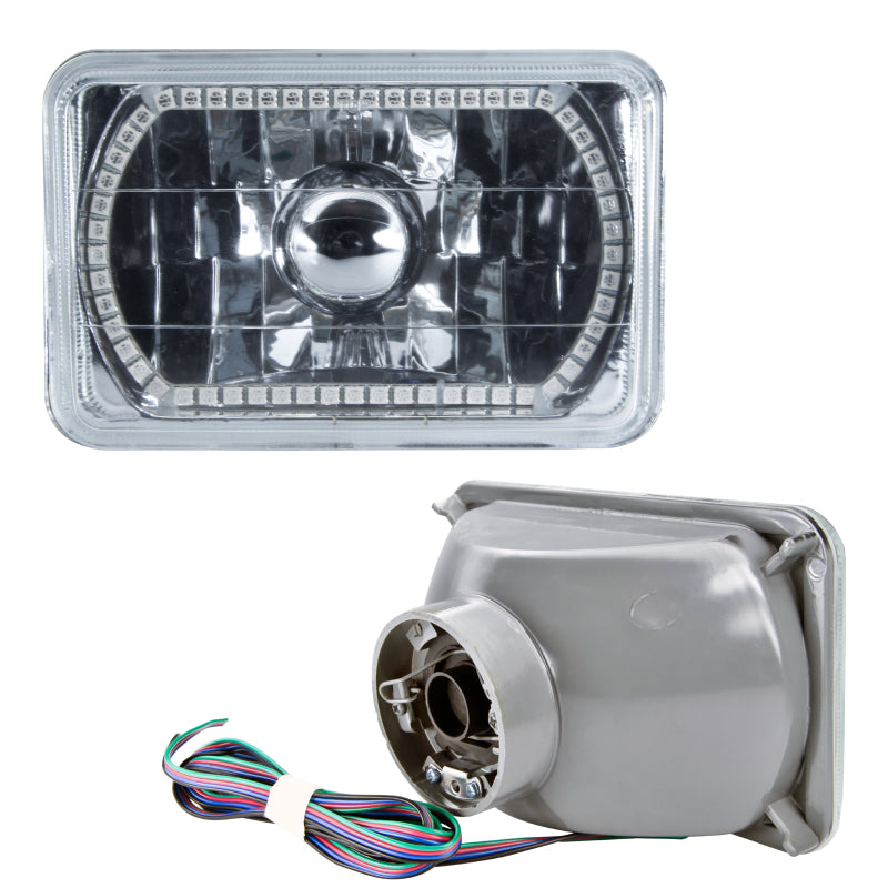 Oracle Pre-Installed Lights 4x6 IN. Sealed Beam - ColorSHIFT Halo SEE WARRANTY