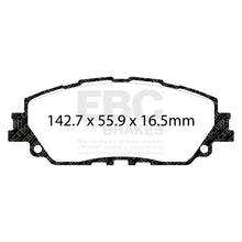 Load image into Gallery viewer, EBC 2019+ Lexus ES300H 2.5L Hybrid Redstuff Front Brake Pads