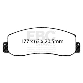 EBC 05-07 Ford F250 (inc Super Duty) 5.4 (2WD) Extra Duty Front Brake Pads
