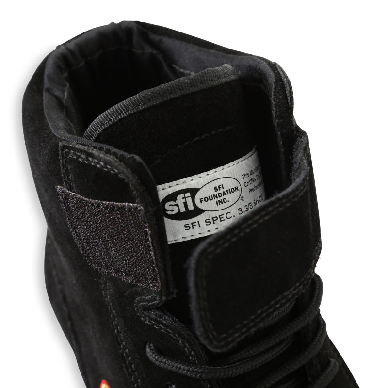 RaceQuip Black SFI Race Shoe 8.0