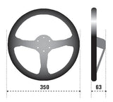 Sparco Steering Wheel 345 Leather Black