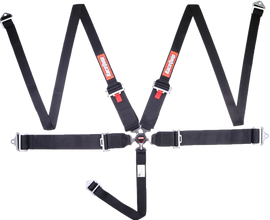 RaceQuip Black SFI CAMLOCK 5pt PD Lap HNR Seat Belt