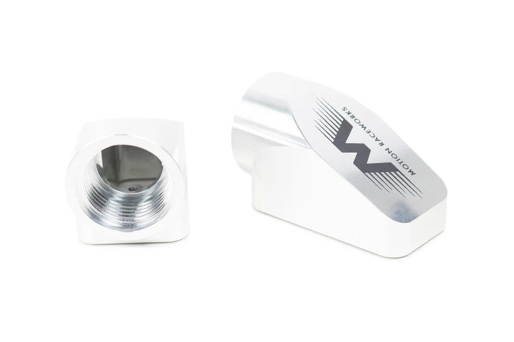 Motion Raceworks Billet Valve Cover Breathers Clear Anodized (Pair)