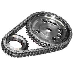 Rollmaster LS3/L99 SINGLE BOLT Double-Roller Adjustable Timing Set - 4X Cam Gear
