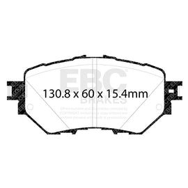 EBC 14+ Mazda 3 2.0 (Mexico Build) Yellowstuff Front Brake Pads