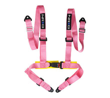 Load image into Gallery viewer, NRG 4 Point Seat Belt Harness / Buckle Lock- Pink