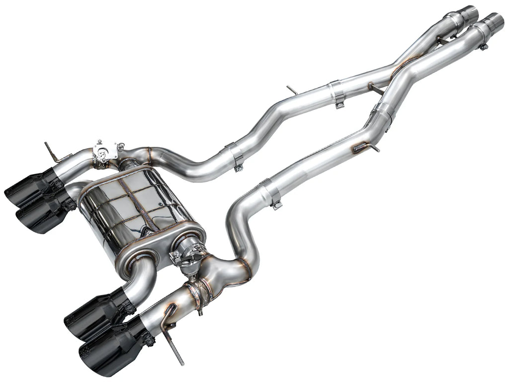 AWE Tuning 23-24 BMW G87 M2 Track Edition Exhaust - Diamond Black Tips