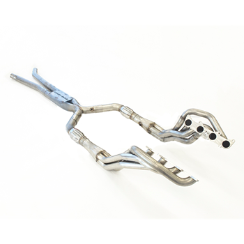 TSP 2015+ Mustang 5.0L Long Tube Headers & 3" Catted X-Pipe - 304 Stainless Steel