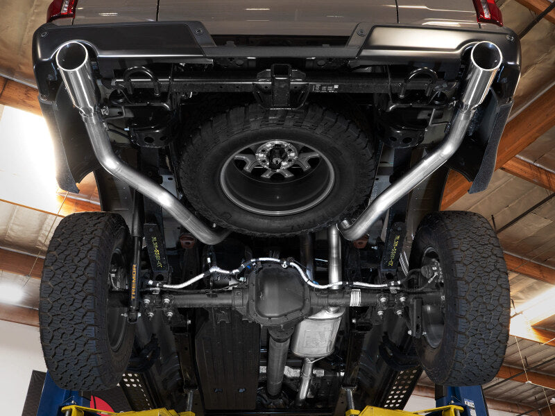 aFe 21-26 Ford F150 Tremor Gemini XV 3IN 304SS Cat-Back Exhaust Dual Rear Exit w/Polished Tips