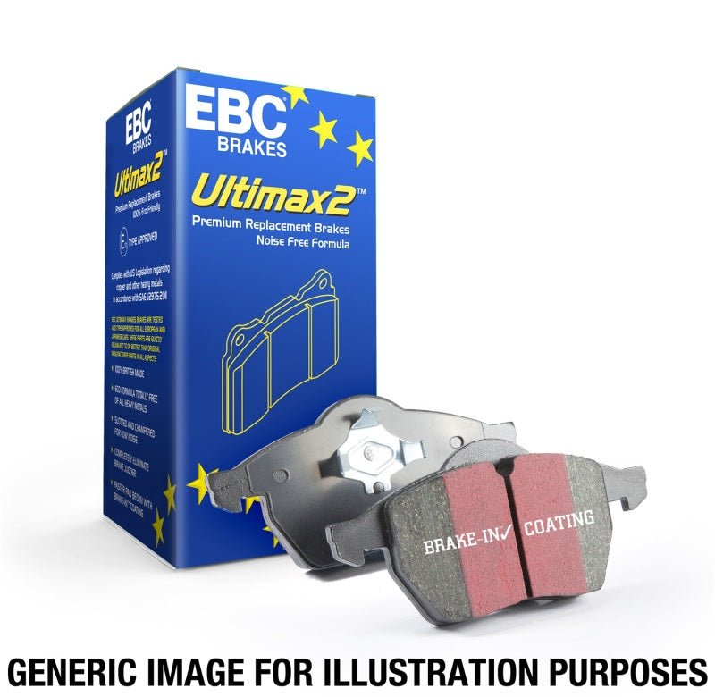 EBC 13+ Mercedes-Benz CLA250 2.0 Turbo Ultimax2 Rear Brake Pads