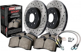 Sport Axle Pack, Drilled & Slotted, Front