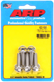 ARP 5/16in x 18 - 1in UHL SS Hex Bolt Kit (5/pkg)