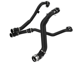 aFe BladeRunner Aluminum Hot and Cold Charge Pipe Kit Black Ford F-150 24-26 V6-2.7L (tt)