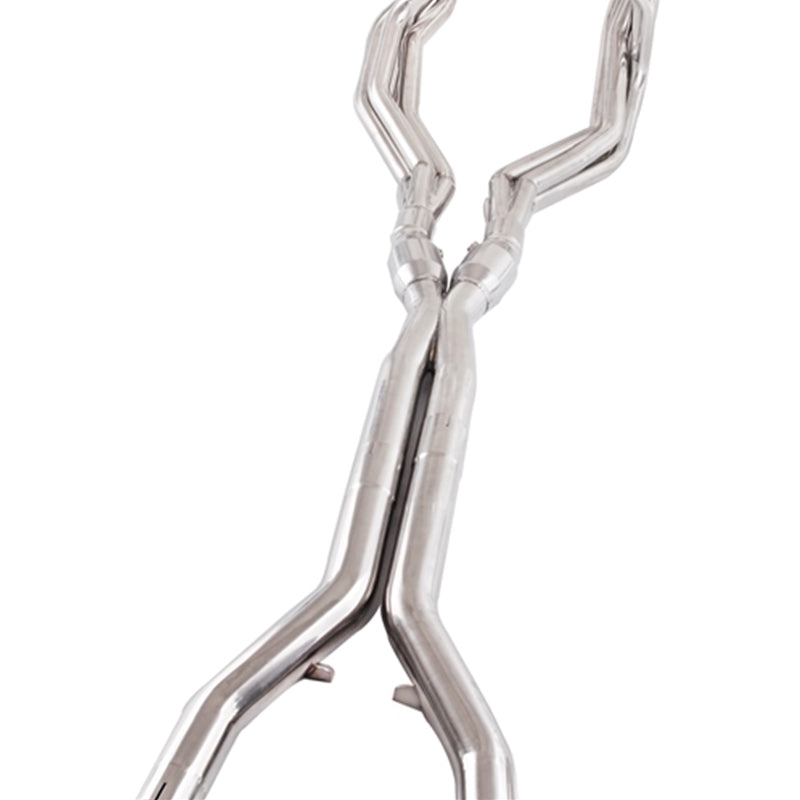TSP C7 Corvette 2.00" Long Tube Headers & 3" Catted X-Pipe - 304 Stainless Steel