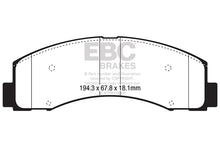 Load image into Gallery viewer, EBC 2018+ Ford F-150 2.7L Twin Turbo (2WD) Greenstuff Front Brake Pads